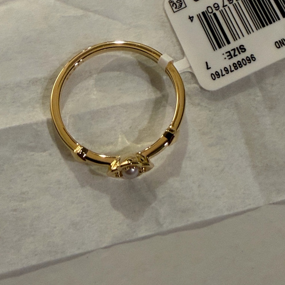 Kendra Scott Dira Ring 18k Gold Vermeil in size 7 - Picture 3 of 5